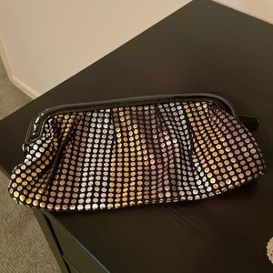Fabric evening clutch
